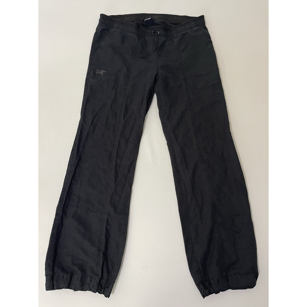 Arcteryx Pants Women's Large Black Hiking Lightweight Joggers Relaxed Breathable